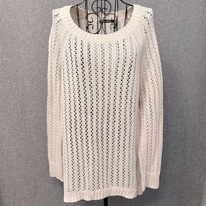 Daisy Fuentes Crochet Sweater- Size Medium